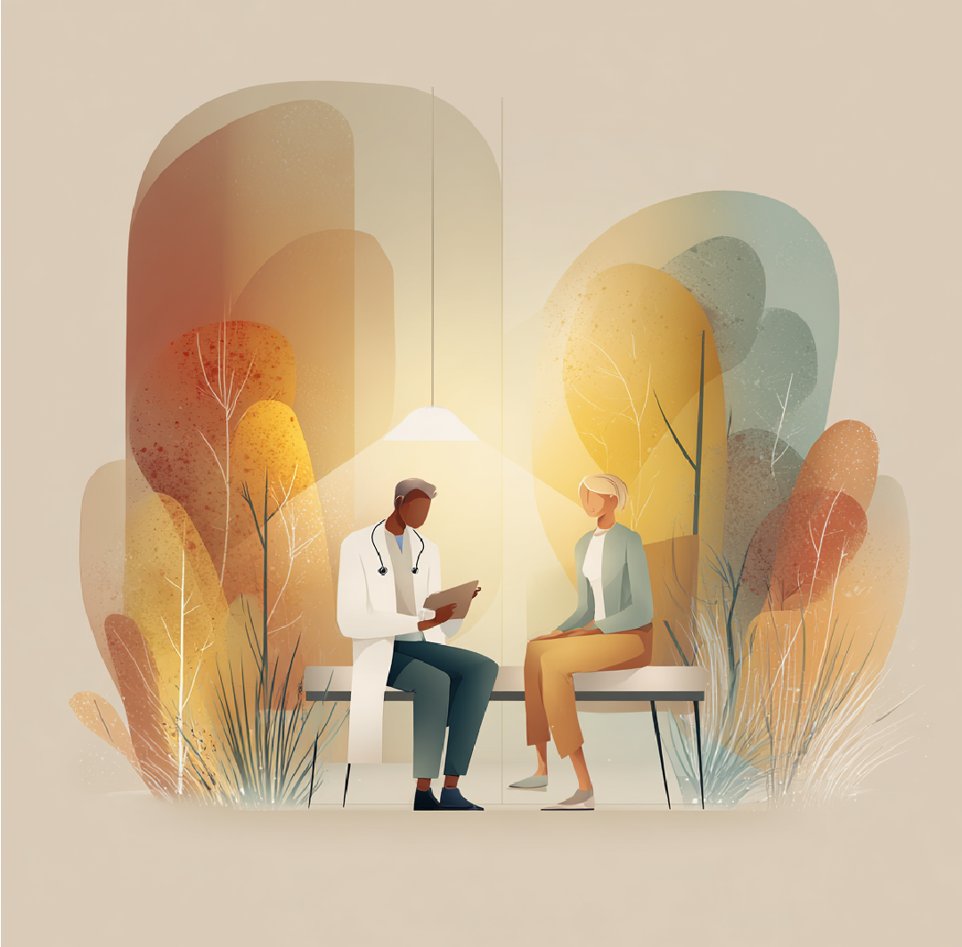 Doctor consulting with patient